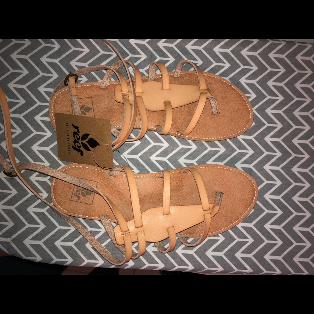 NEW Reef Naomi 4 Nude Strappy Gladiator Sandals